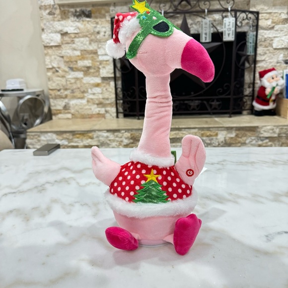 Gemmy Christmas Dancing Flamingo Musical Animatronic Plays "Walkin' On The Sun" - Picture 1 of 7